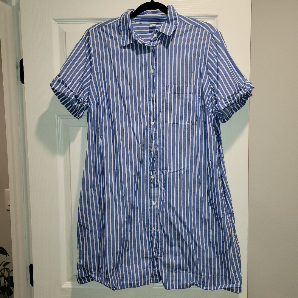 Old Navy Striped Shirt Dress